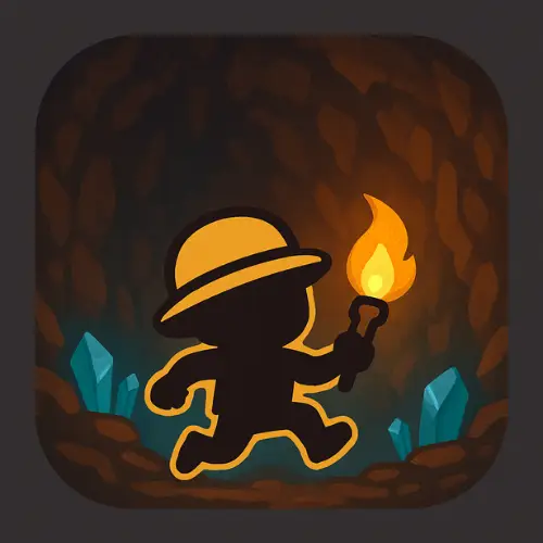 Cave Hopper Game Logo