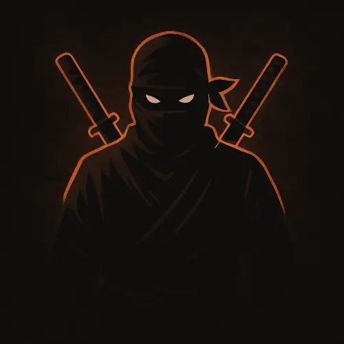 Dark Ninja Game Logo