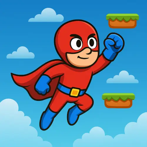 Flying Hero Game Logo